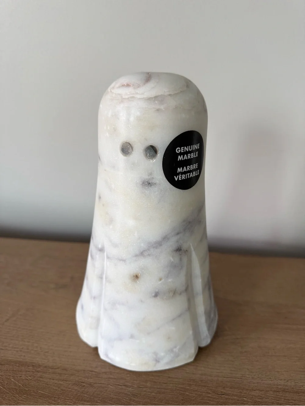 Large marble ghost fall decor